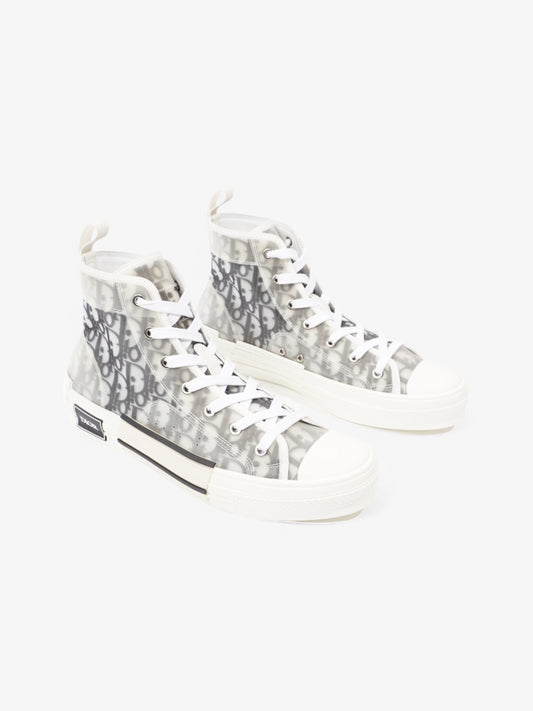 Christian Dior B23 White  / Grey Oblique Rubber EU 42 UK 8