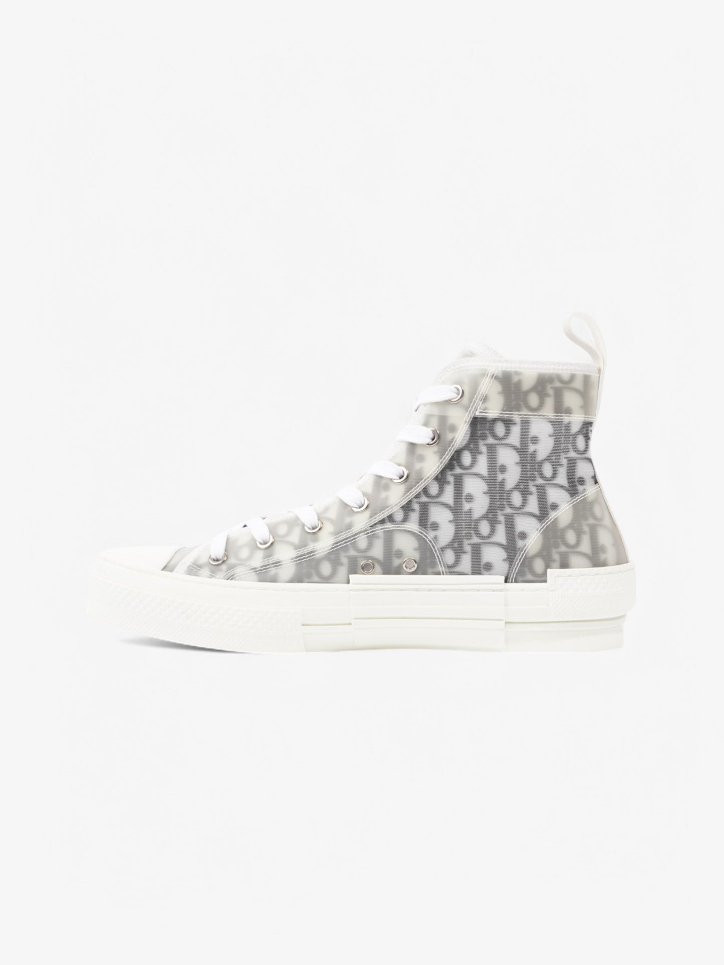 Christian Dior B23 White  / Grey Oblique Rubber EU 42 UK 8