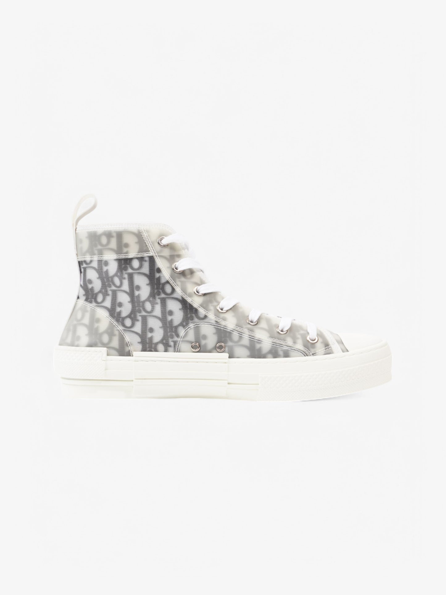 Christian Dior B23 White  / Grey Oblique Rubber EU 42 UK 8