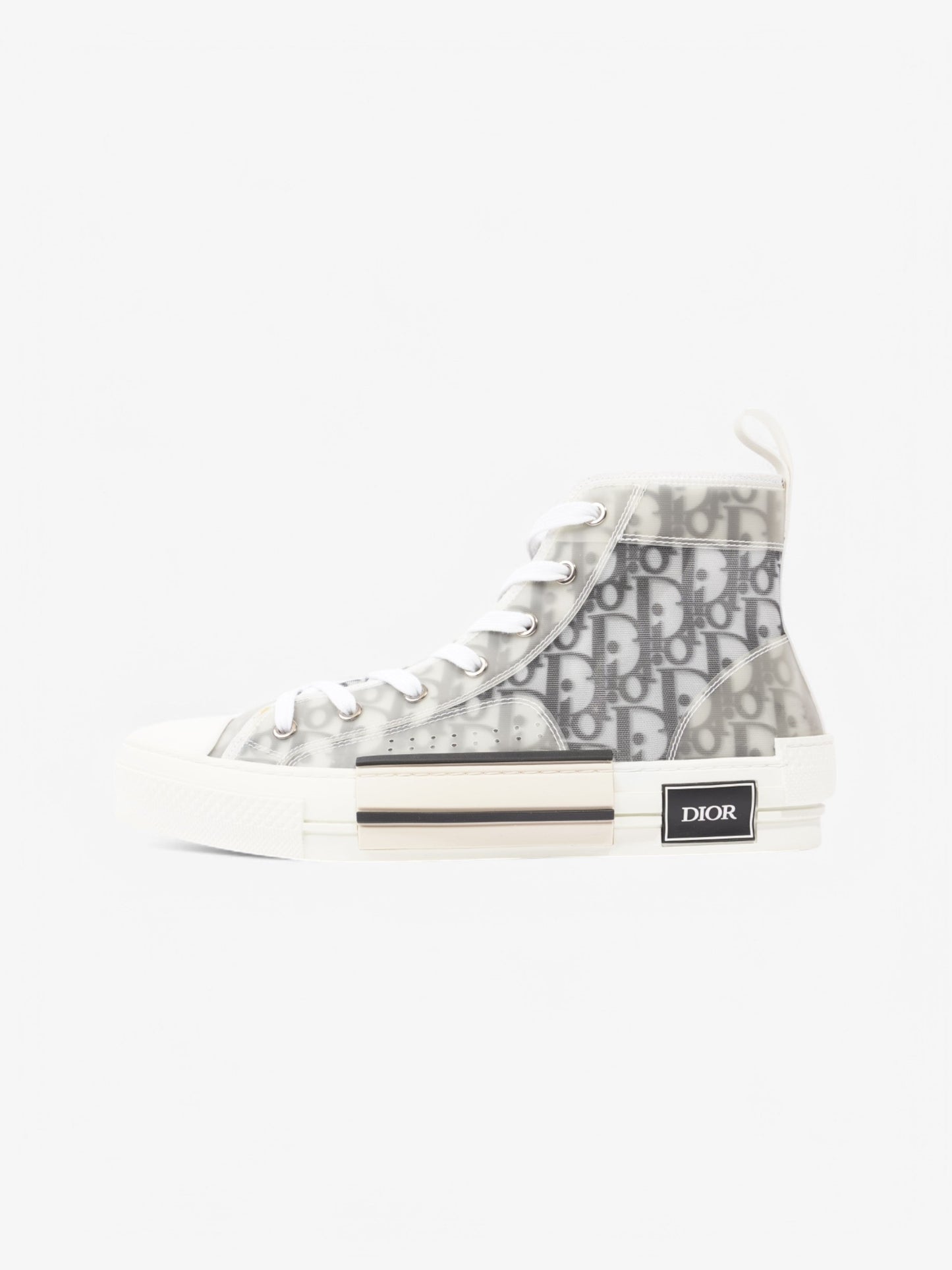 Christian Dior B23 White  / Grey Oblique Rubber EU 42 UK 8