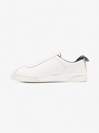 Chanel CC Logo Sneakers  White / Black Leather EU 38 UK 5