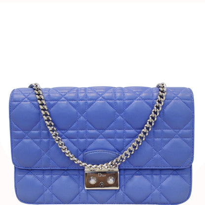 CHRISTIAN DIOR Miss Dior Promenade Cannage Quilted Leather Crossbody Bag