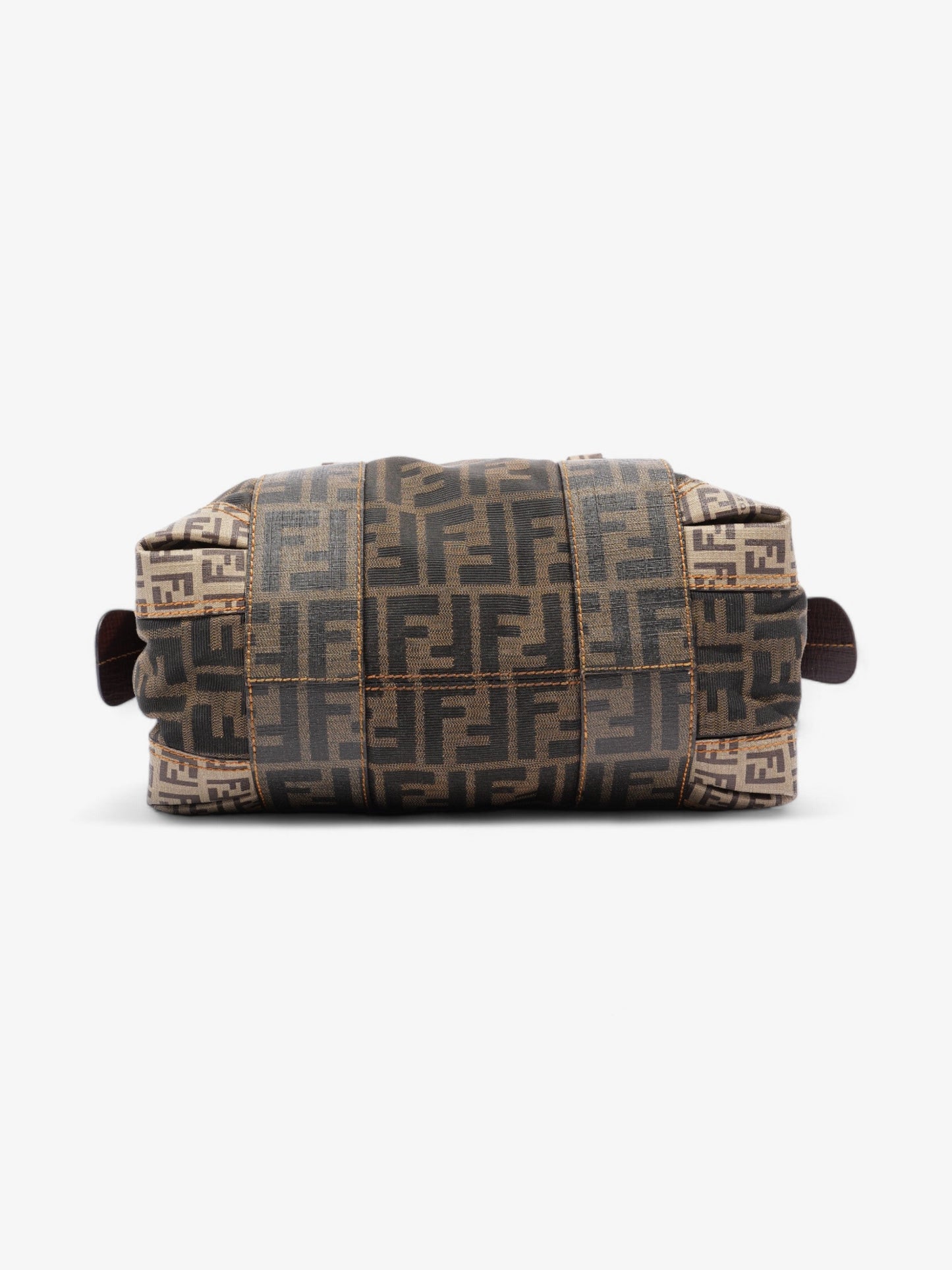 Fendi Boston Brown Zucca Canvas