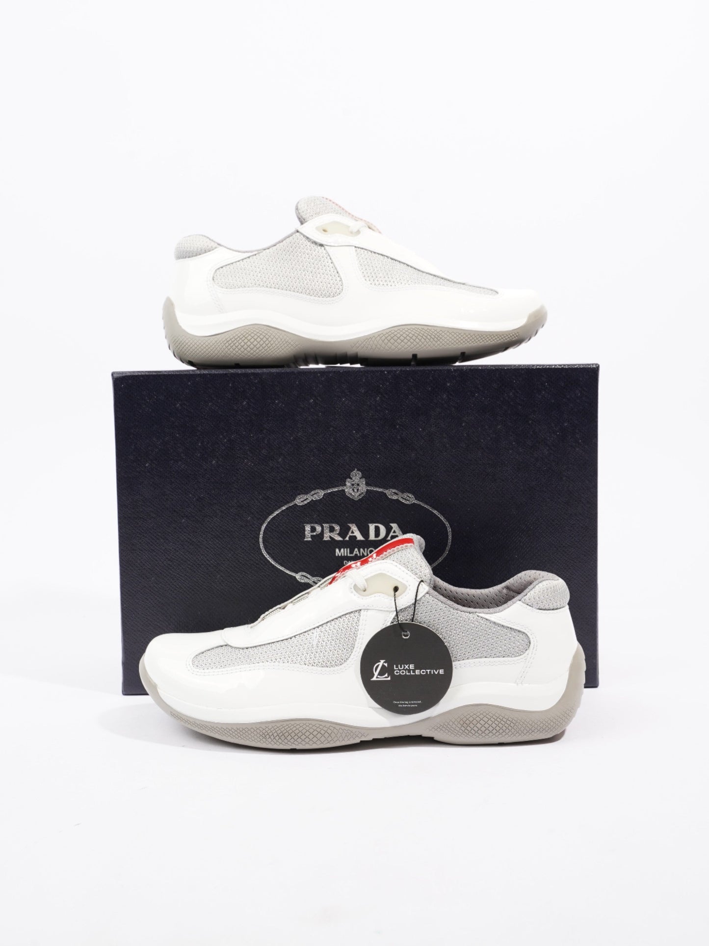 Prada America's Cup White / Grey Rubber EU 36 UK 3