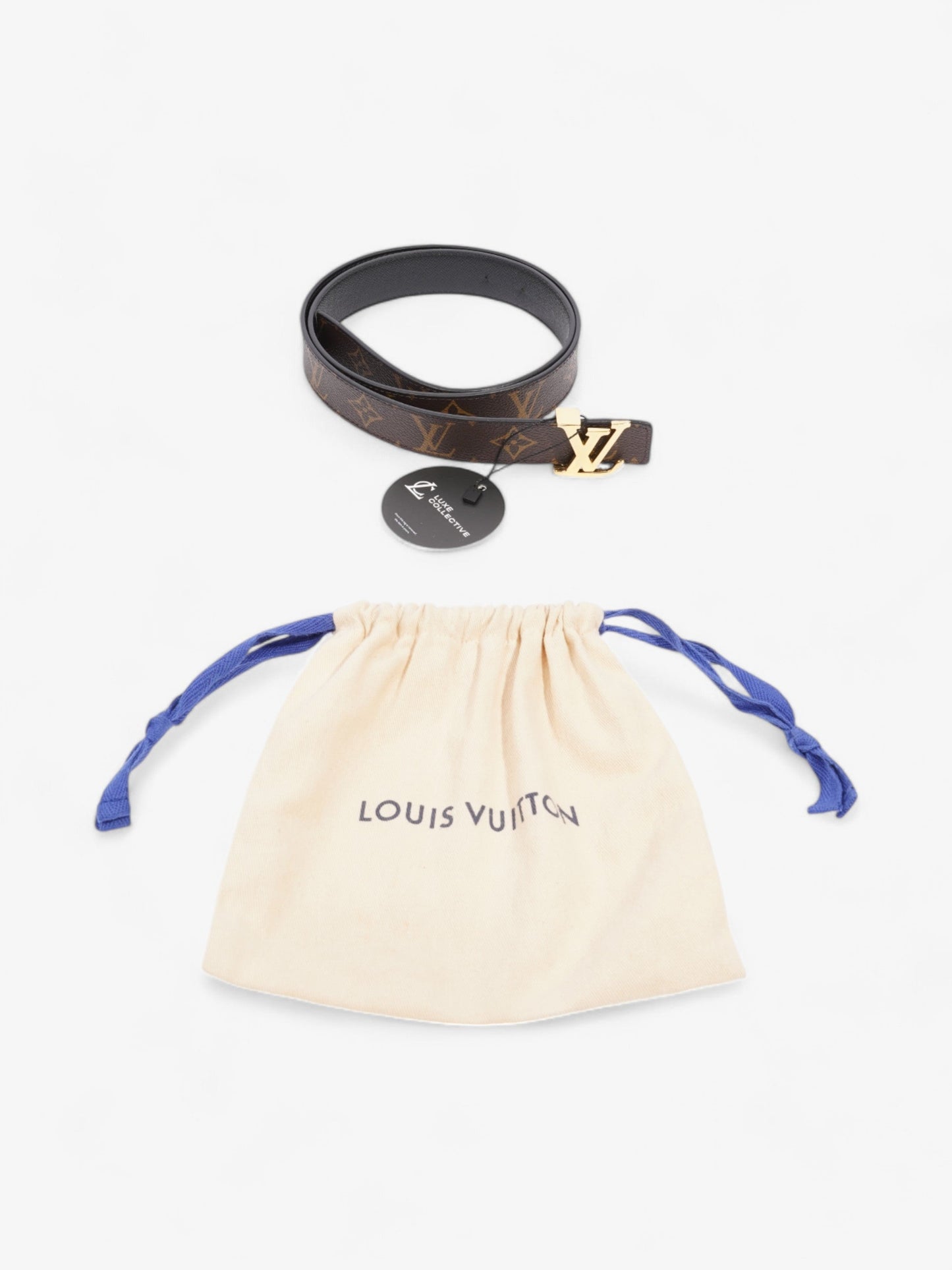 Louis Vuitton Initials Belt Monogram Coated Canvas 90cm 36"
