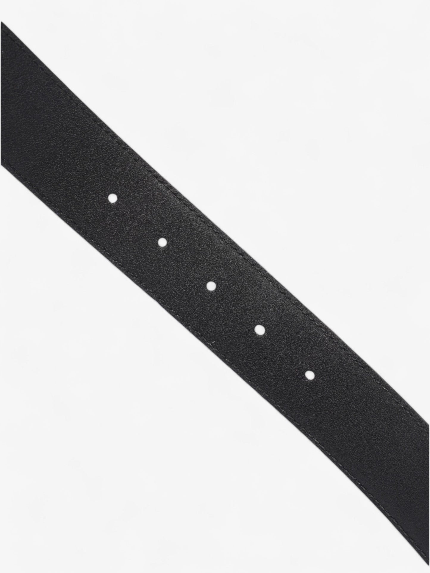 Gucci Interlocking G Belt Black / Light Gold Leather 80cm / 32"