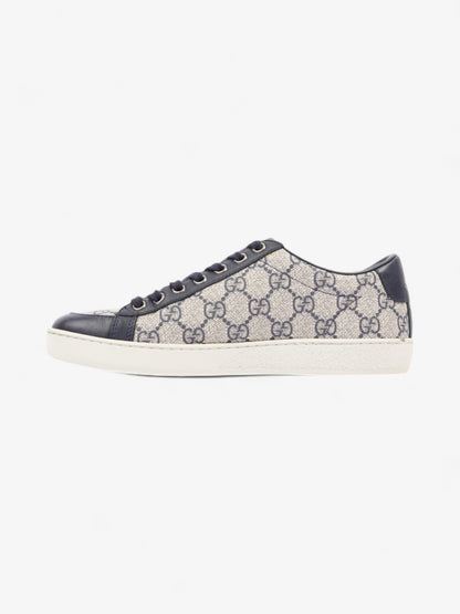 Gucci Brooklyn GG Supreme Sneakers Beige  / Navy Canvas EU 36 UK 3