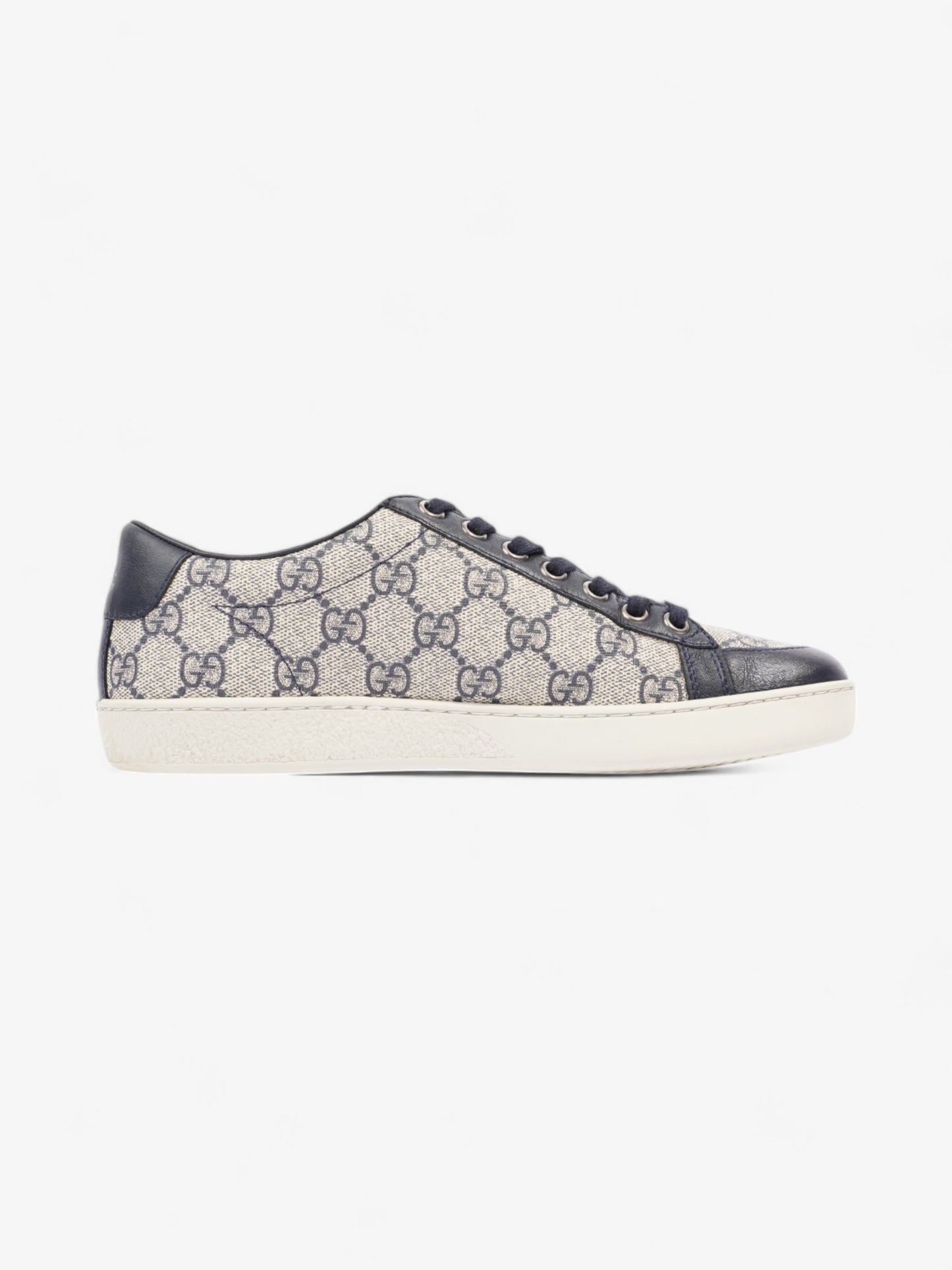 Gucci Brooklyn GG Supreme Sneakers Beige  / Navy Canvas EU 36 UK 3
