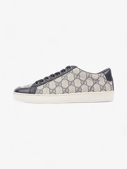 Gucci Brooklyn GG Supreme Sneakers Beige  / Navy Canvas EU 36 UK 3