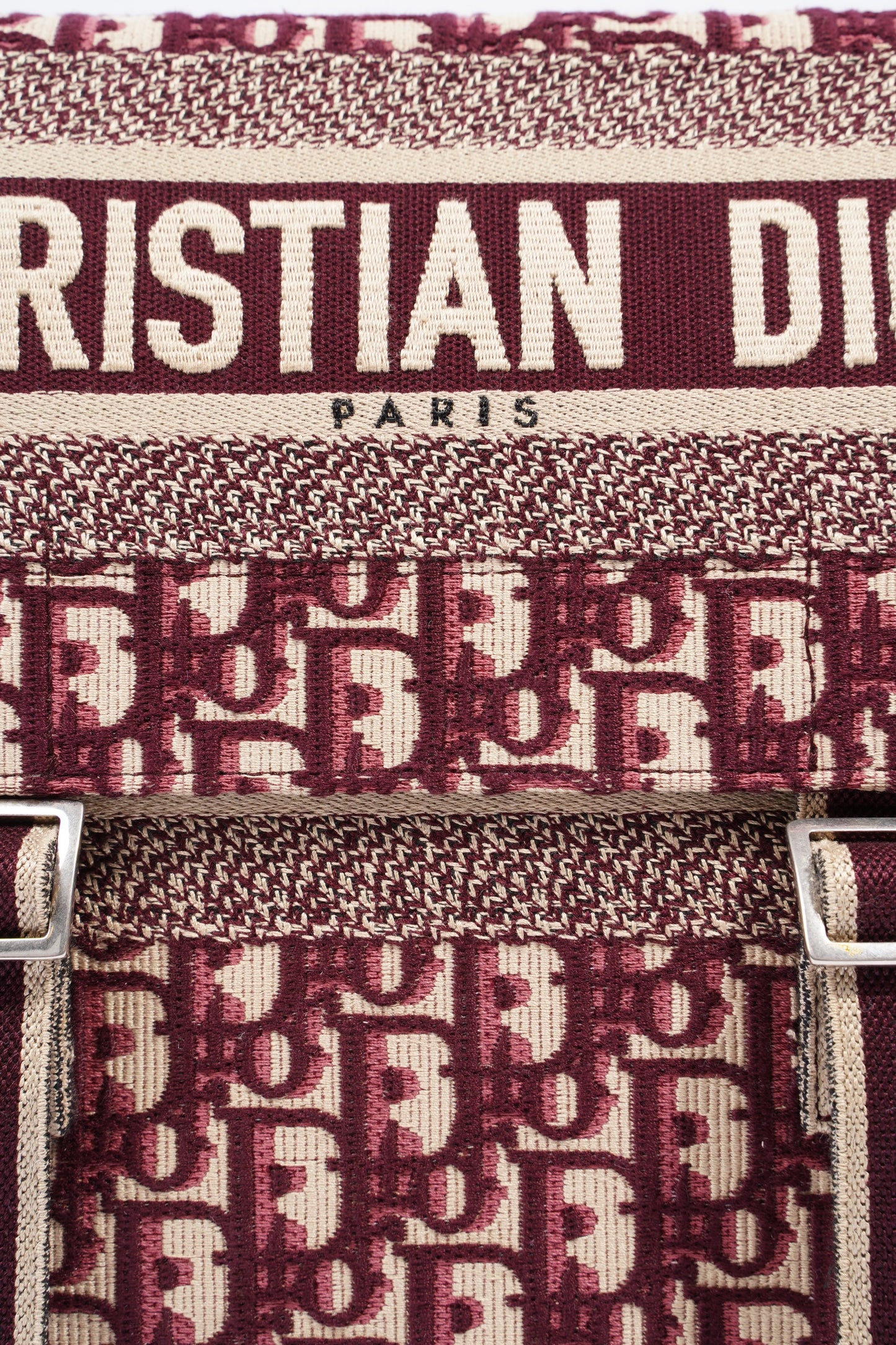 Christian Dior Diorcamp Messenger Burgundy Dior Oblique Canvas Medium