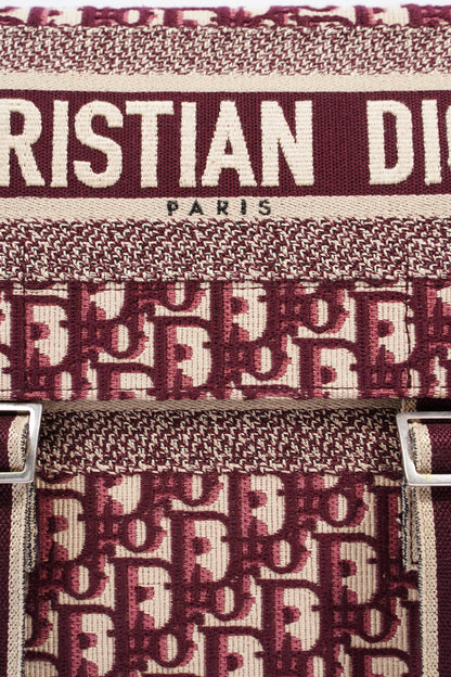 Christian Dior Diorcamp Messenger Burgundy Dior Oblique Canvas Medium