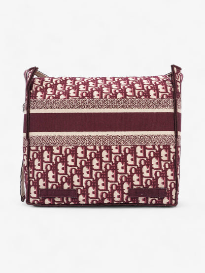 Christian Dior Diorcamp Messenger Burgundy Dior Oblique Canvas Medium