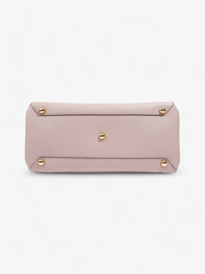 Burberry Banner Bag Pale Orchid / House Check Calfskin Leather Medium