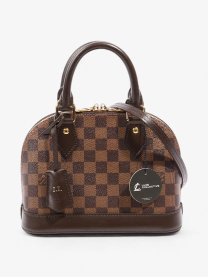 Louis Vuitton Alma Damier Ebene Coated Canvas BB