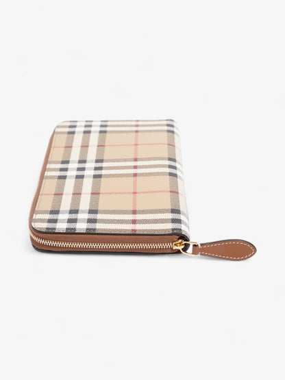 Burberry Travel Organiser Archive Beige Coated Canvas