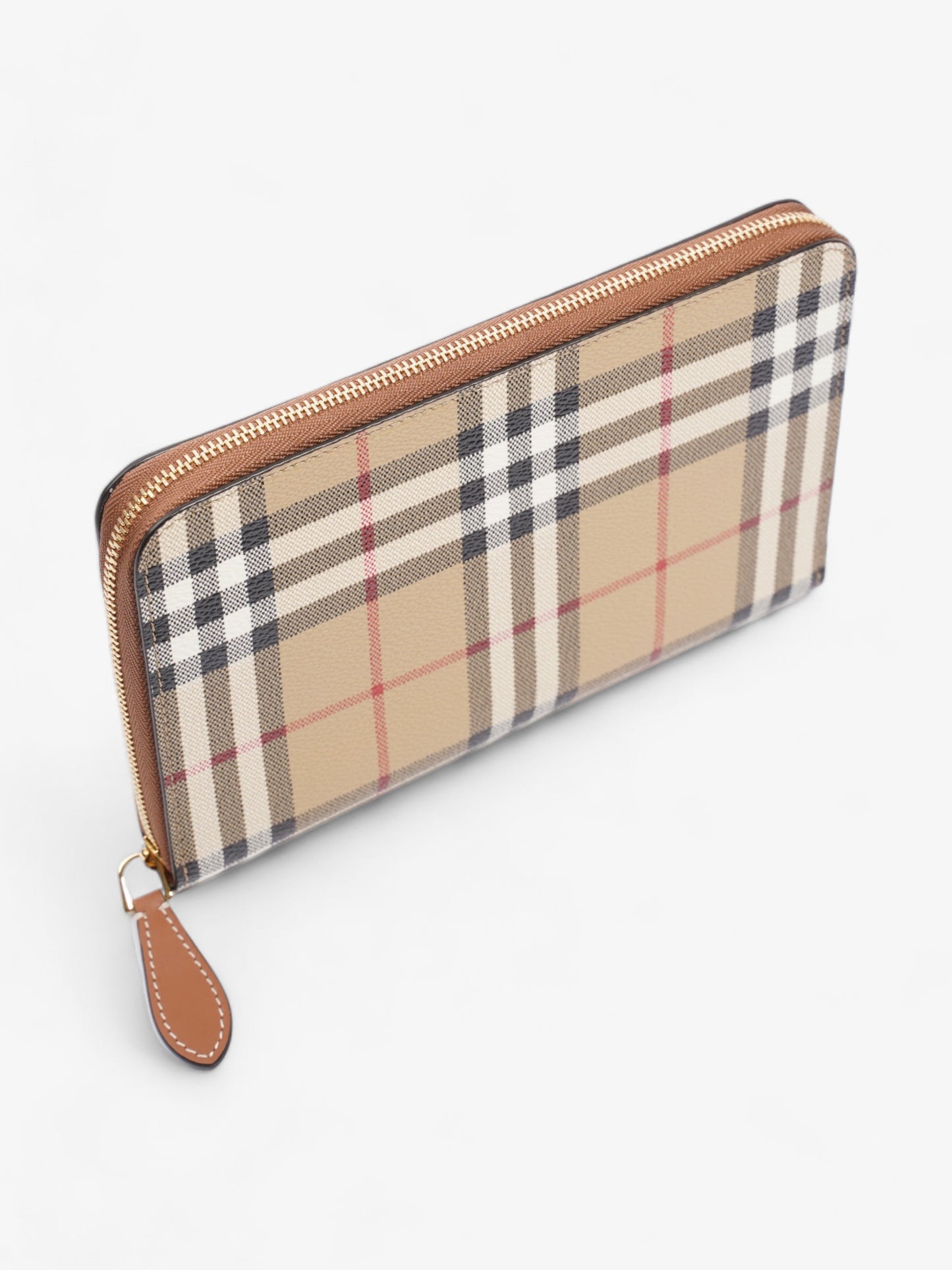 Burberry Travel Organiser Archive Beige Coated Canvas
