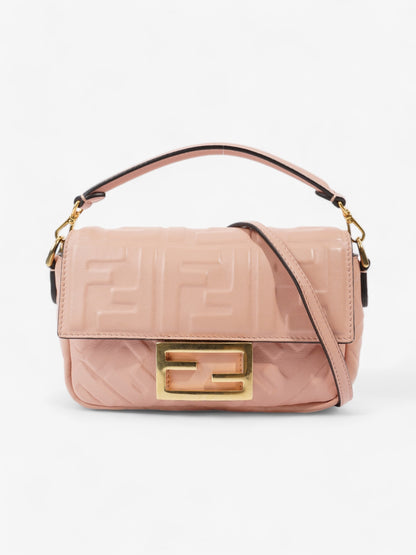 Fendi Baguette Light Rose Nappa Leather Mini