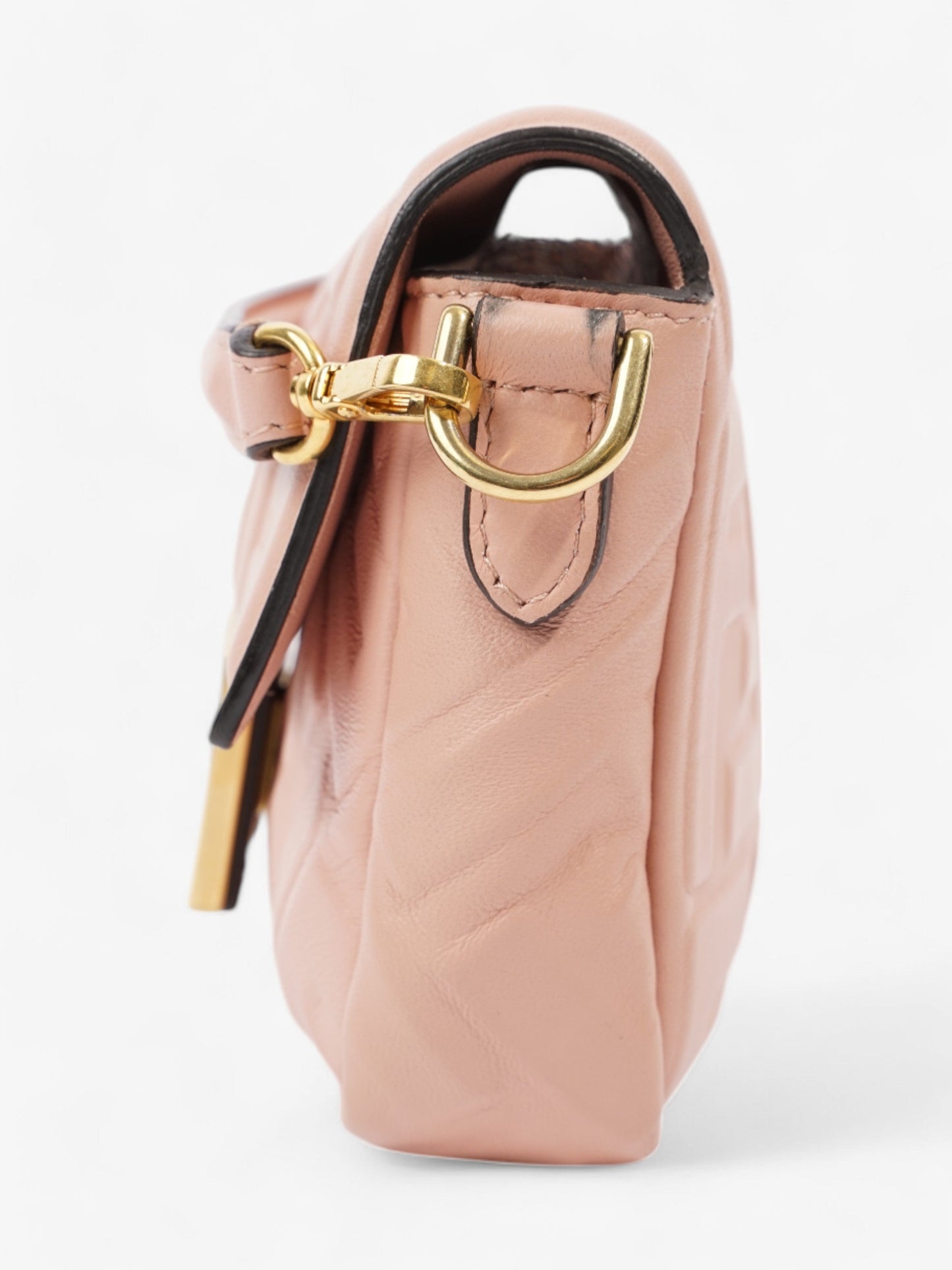Fendi Baguette Light Rose Nappa Leather Mini