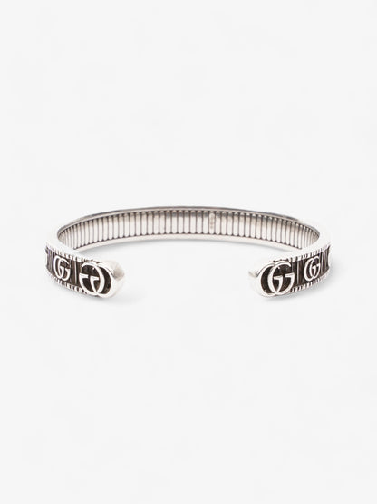 Gucci Double G Bracelet Silver Silver Sterling 17