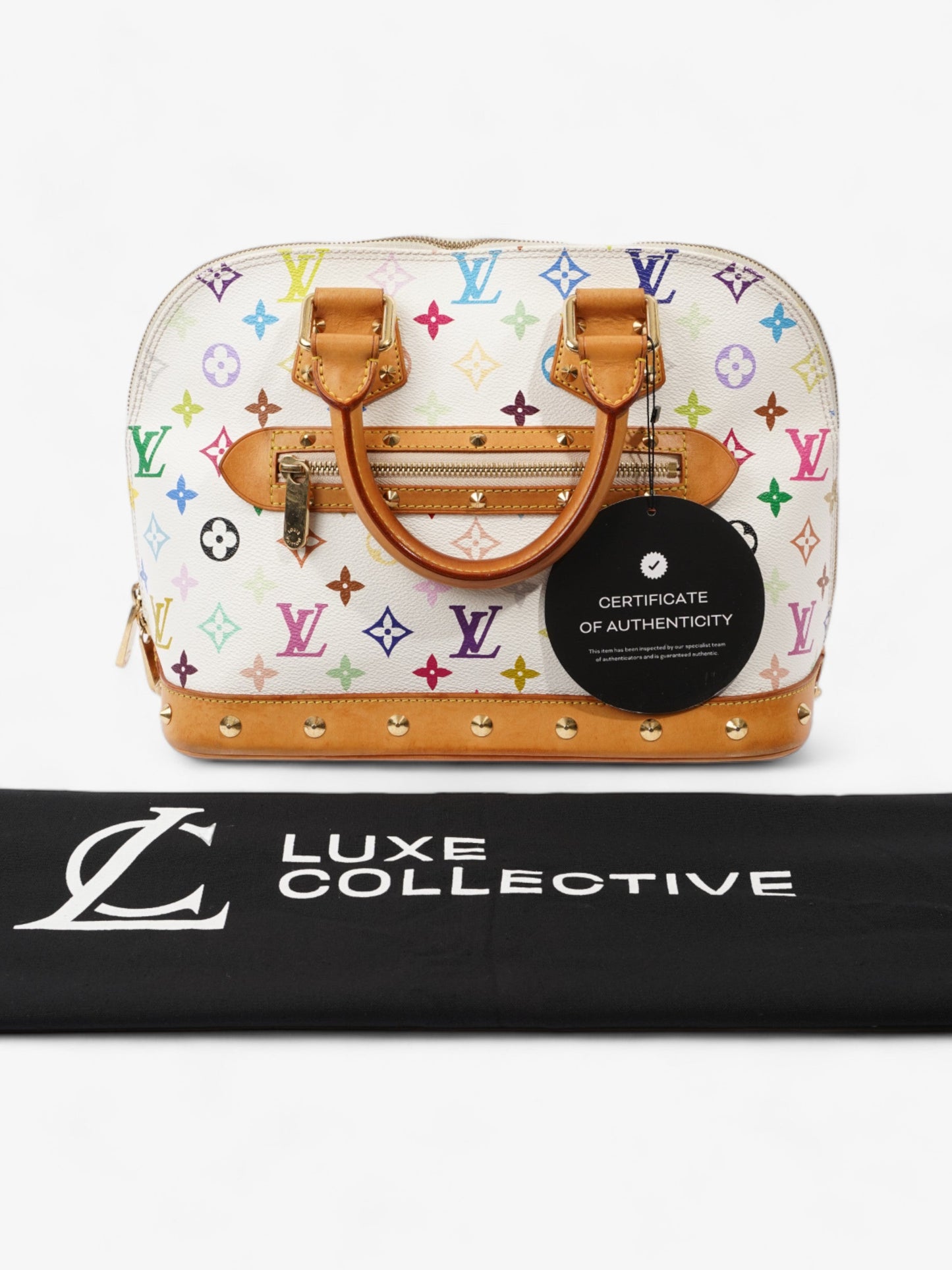 Louis Vuitton Alma Multicoloured Monogram Coated Canvas