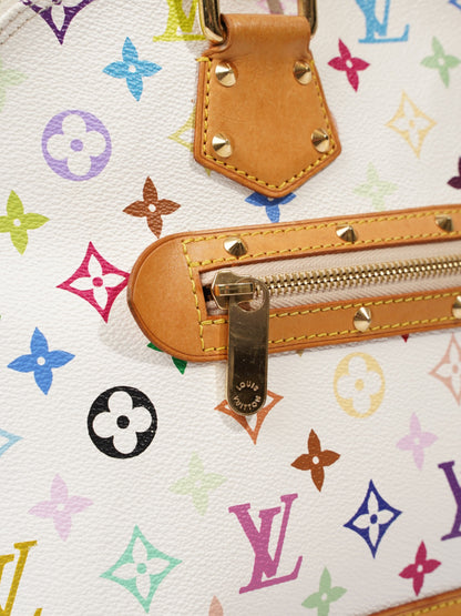 Louis Vuitton Alma Multicoloured Monogram Coated Canvas