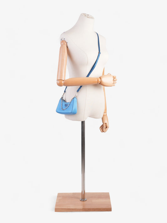 Prada Re-Edition 2000 Baby Blue Nylon Mini