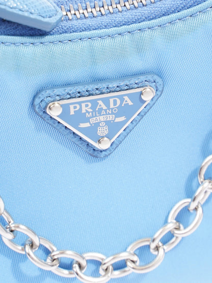 Prada Re-Edition 2000 Baby Blue Nylon Mini
