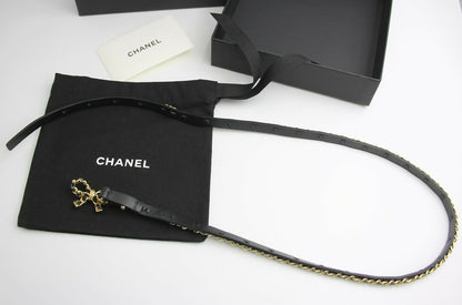 Chanel 2022 Genuine Leather Bow Belt