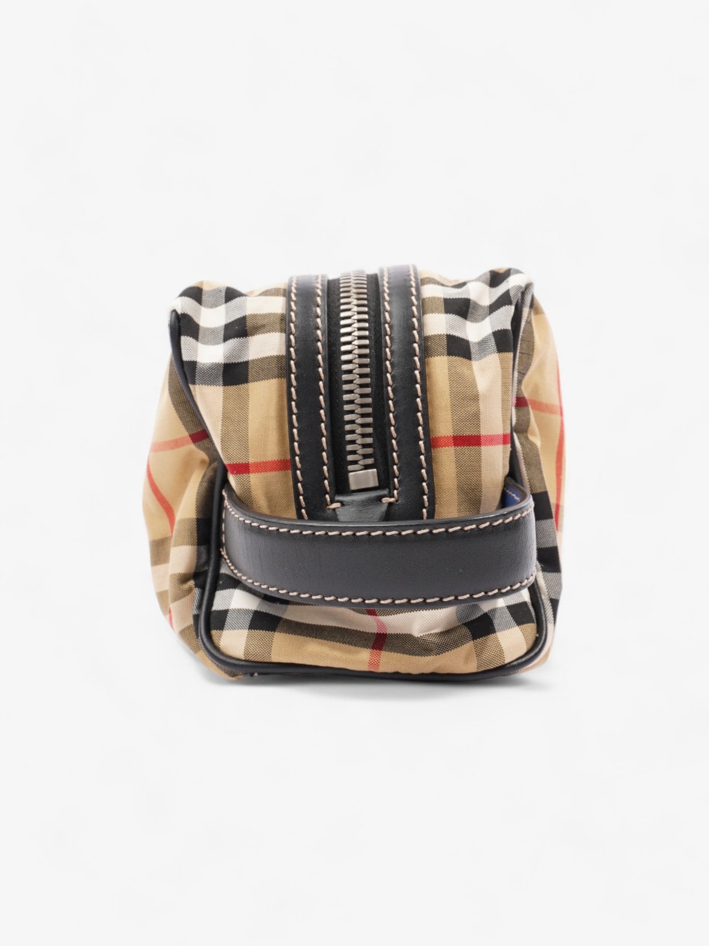 Burberry Bonded Washbag Vintage Check / Blue Canvas