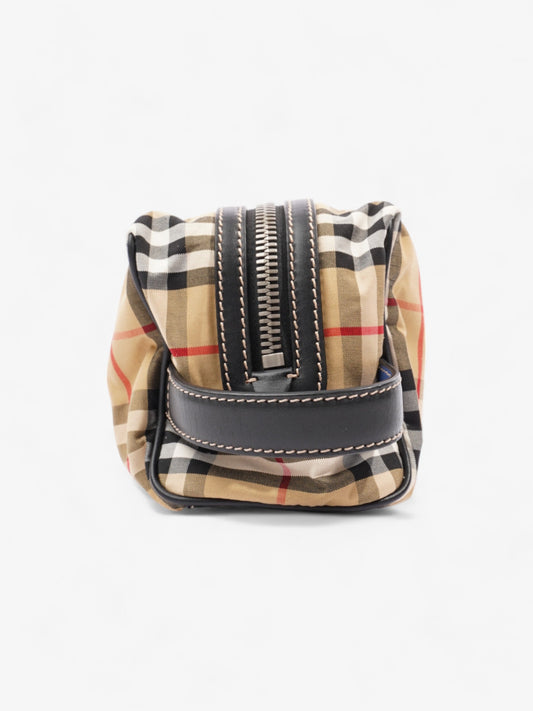Burberry Bonded Washbag Vintage Check / Blue Canvas