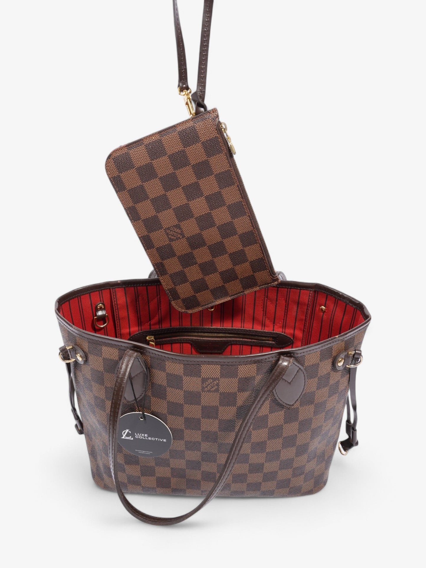 Louis Vuitton Neverfull Damier Ebene Coated Canvas PM