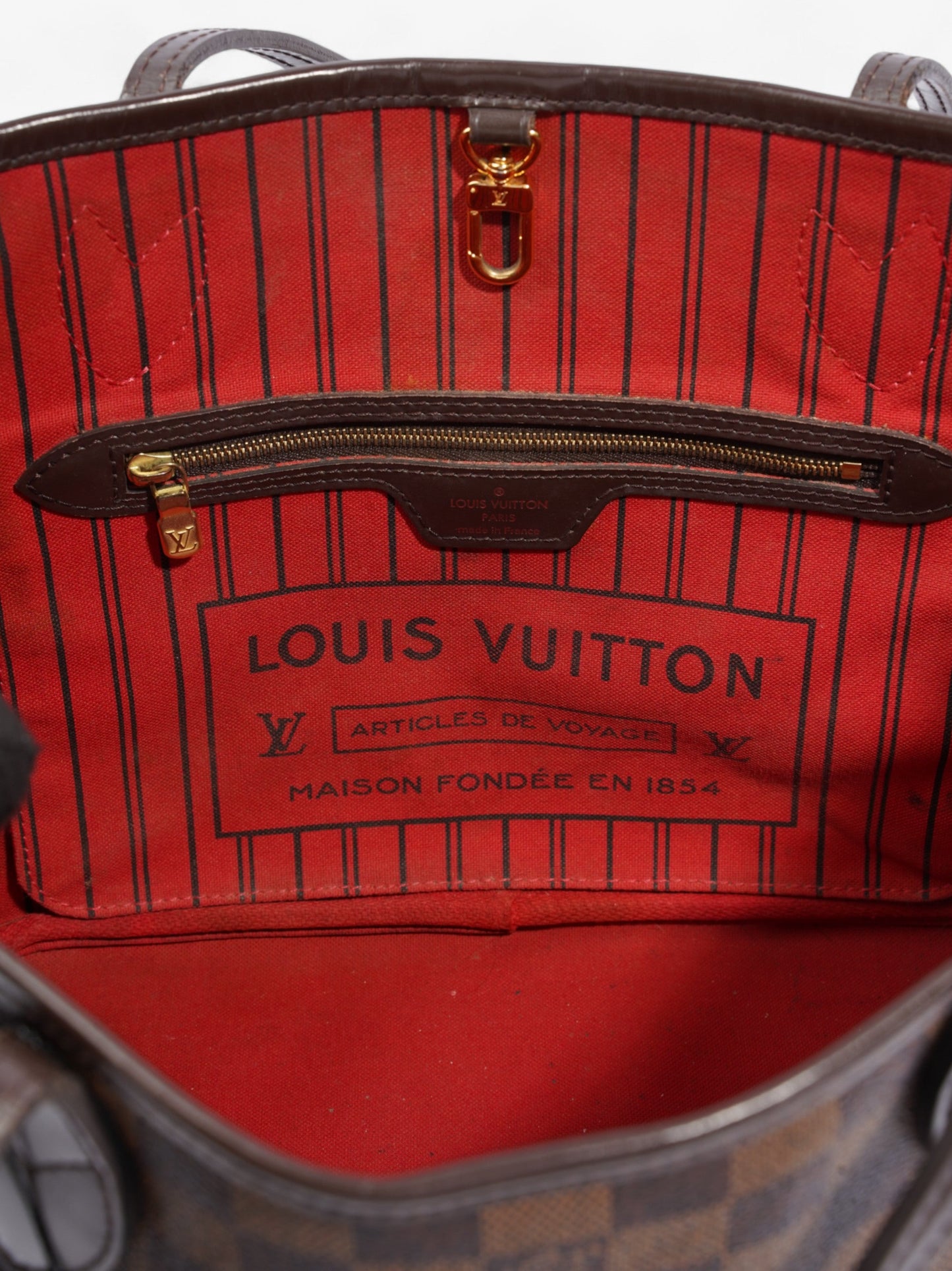 Louis Vuitton Neverfull Damier Ebene Coated Canvas PM