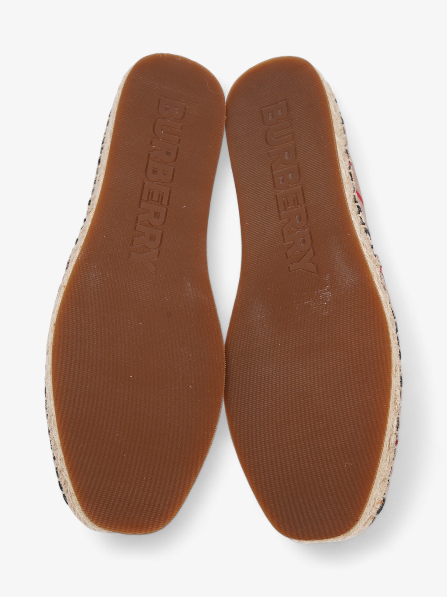 Burberry Alport Espadrilles Archive Beige Canvas EU 38.5 UK 5.5