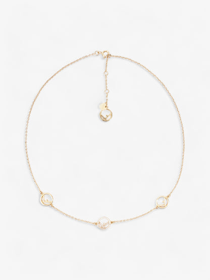 Fendi F is Fendi Necklace Gold Base Metal