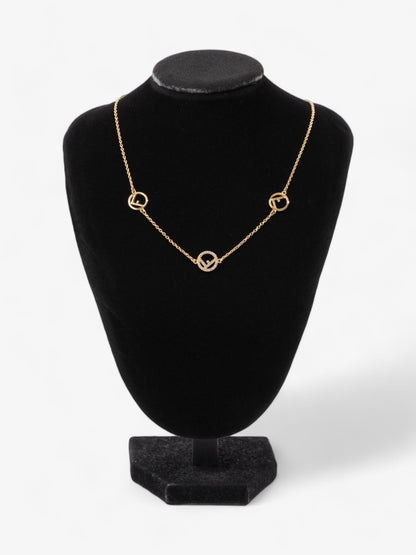 Fendi F is Fendi Necklace Gold Base Metal