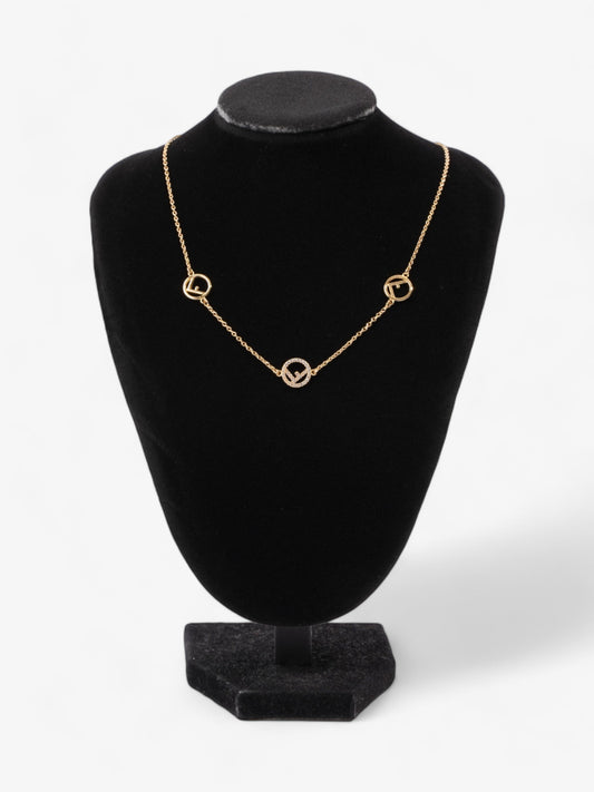 Fendi F is Fendi Necklace Gold Base Metal