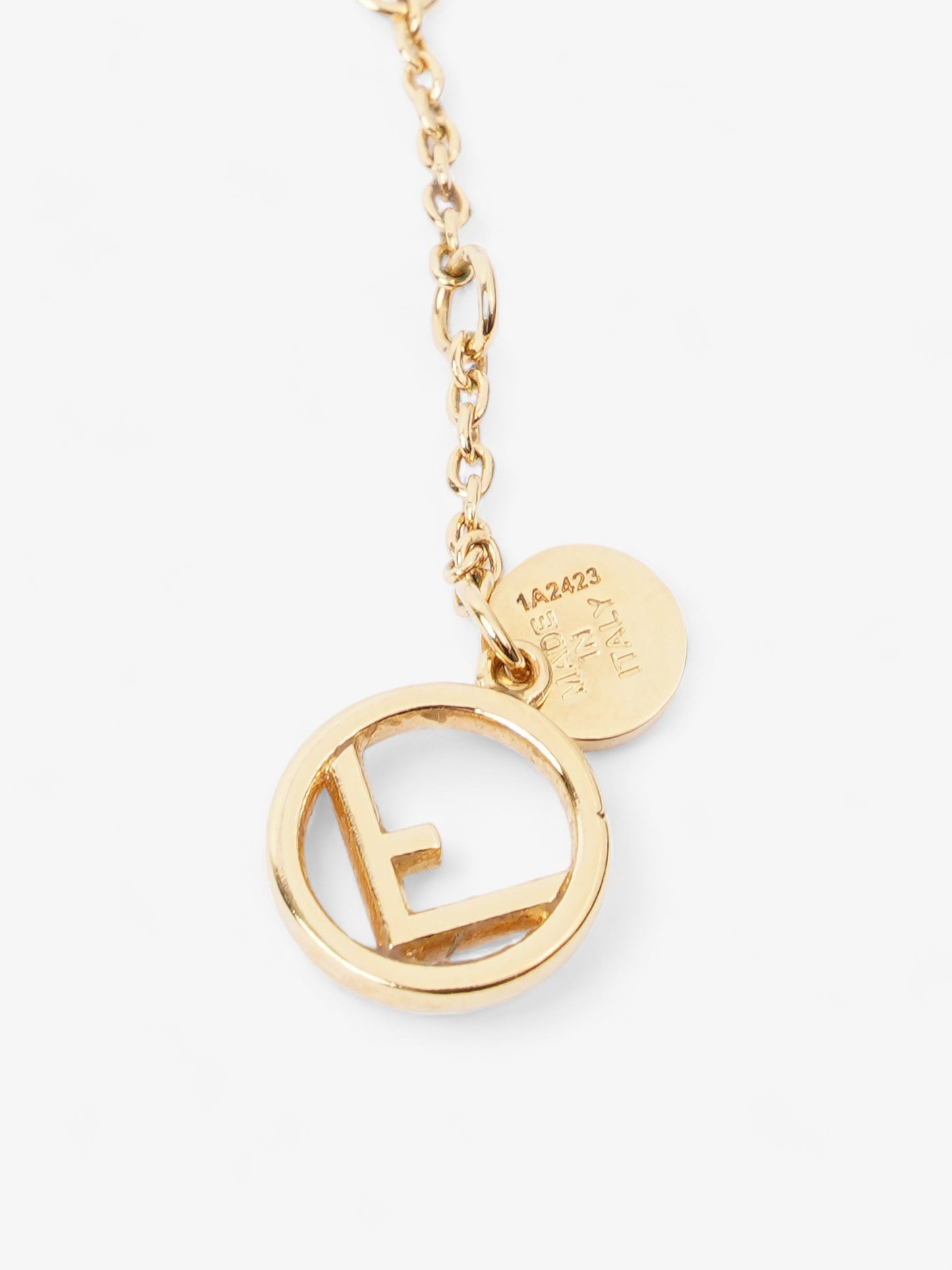 Fendi F is Fendi Necklace Gold Base Metal