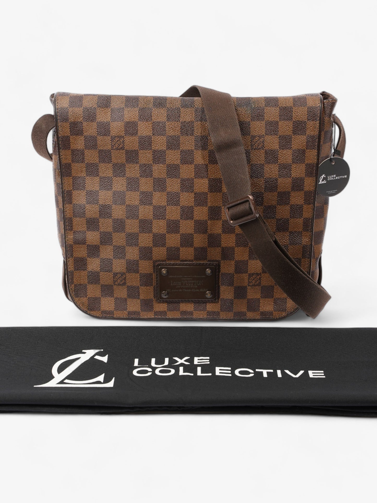Louis Vuitton Brooklyn Damier Ebene Coated Canvas MM