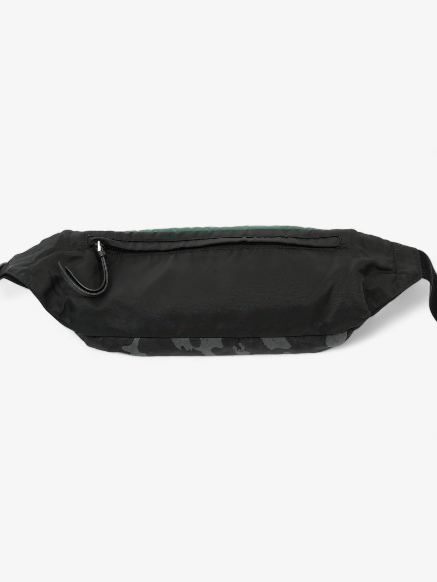 Prada Bum Bag Black / Grey Camo / Green Re Nylon