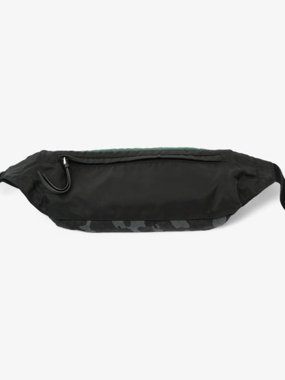 Prada Bum Bag Black / Grey Camo / Green Re Nylon