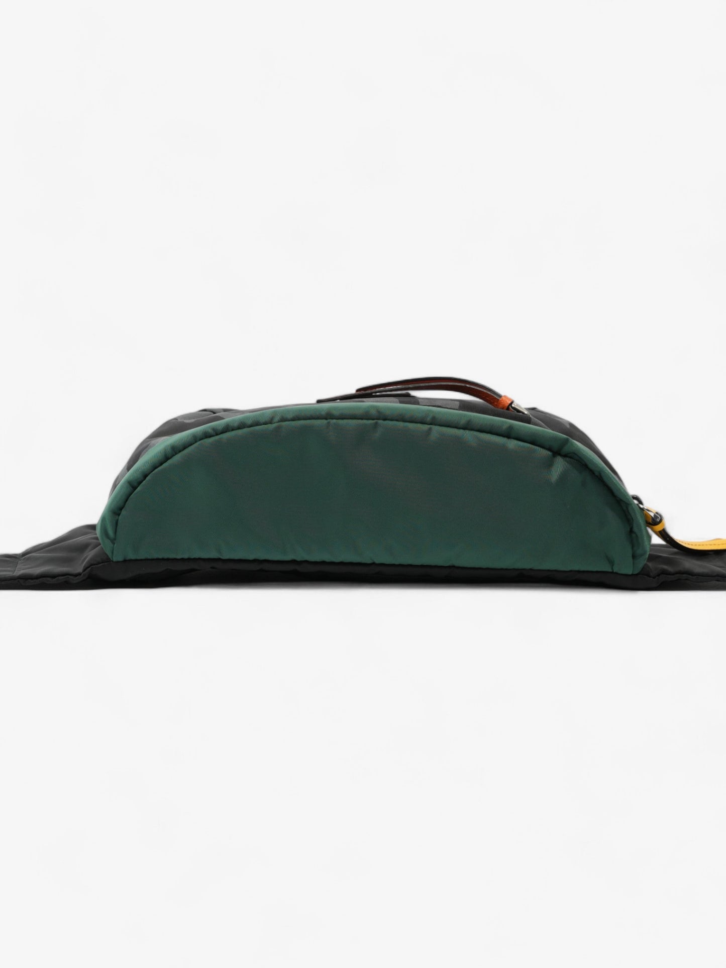 Prada Bum Bag Black / Grey Camo / Green Re Nylon