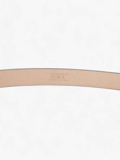 Chanel CC Belt Black Patent Leather 95cm / 38"