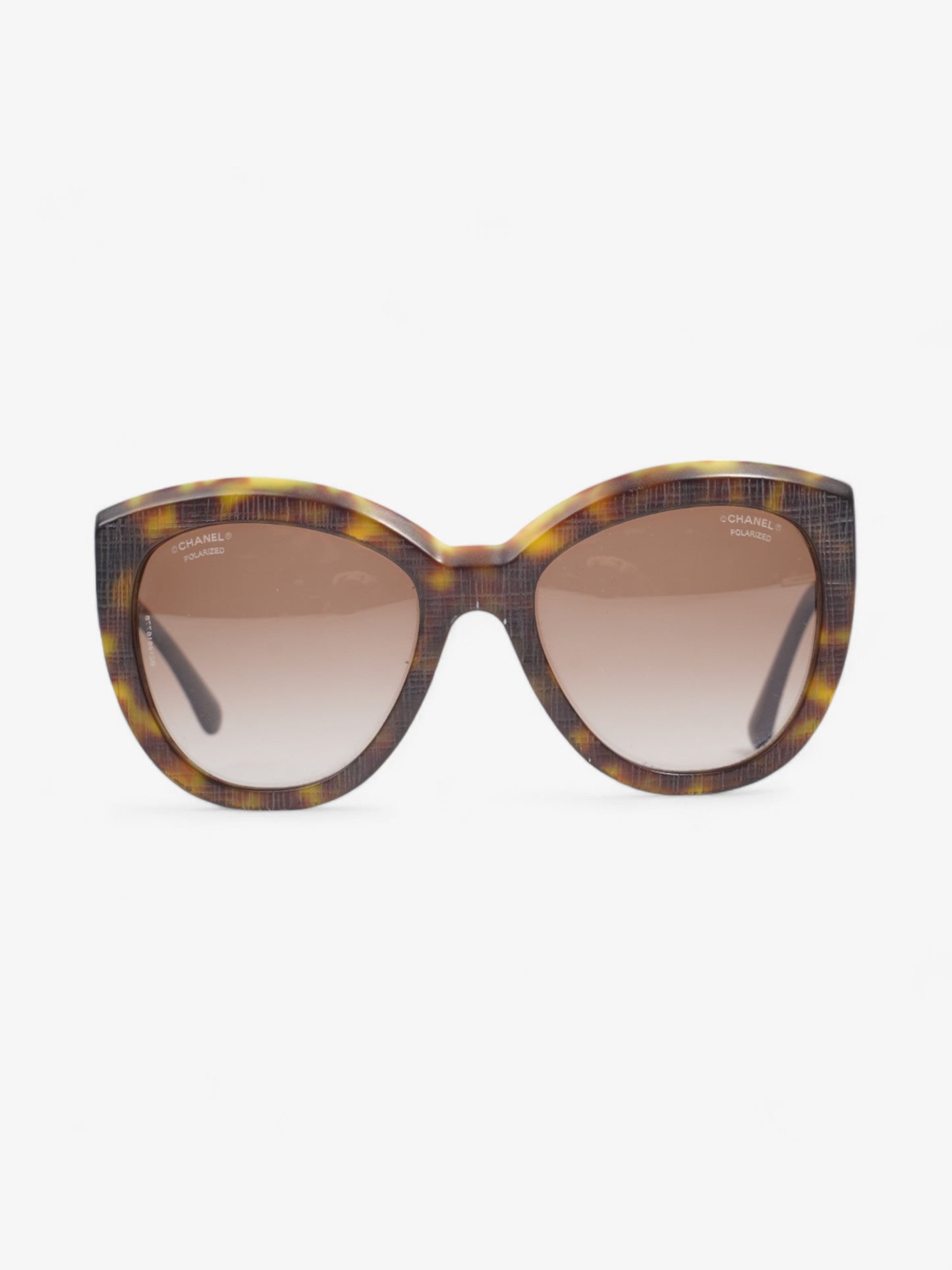 Chanel Oversized Polarized Sunglasses Black Acetate 140mm