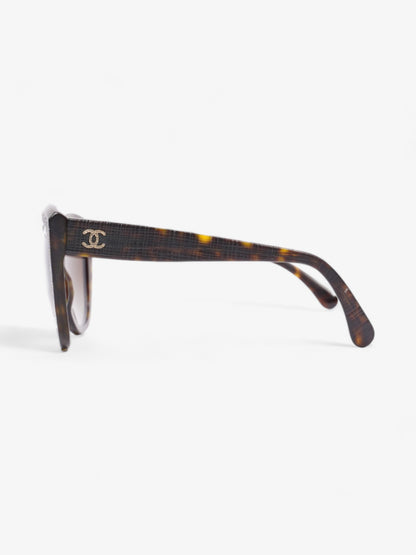 Chanel Oversized Polarized Sunglasses Black Acetate 140mm