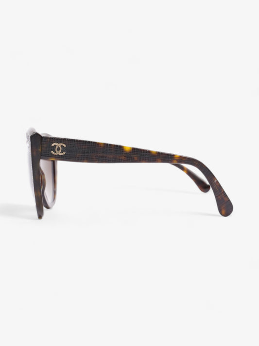 Chanel Oversized Polarized Sunglasses Black Acetate 140mm