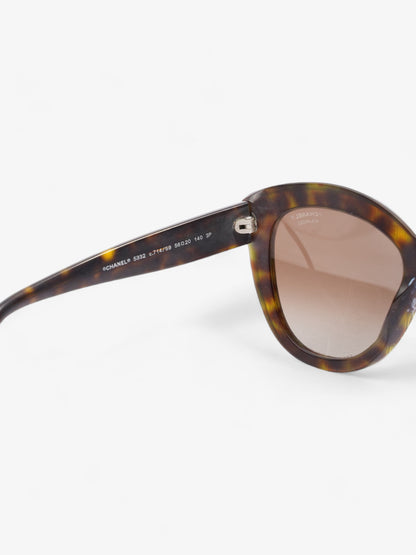 Chanel Oversized Polarized Sunglasses Black Acetate 140mm