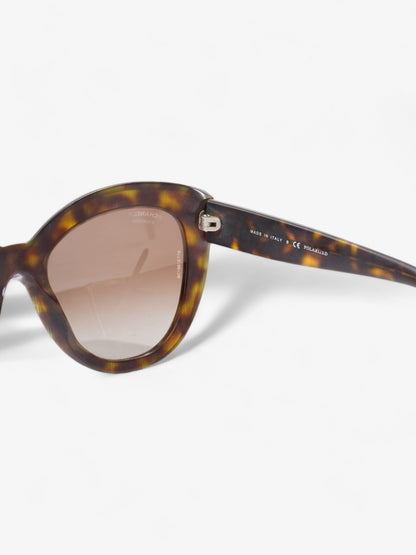 Chanel Oversized Polarized Sunglasses Black Acetate 140mm