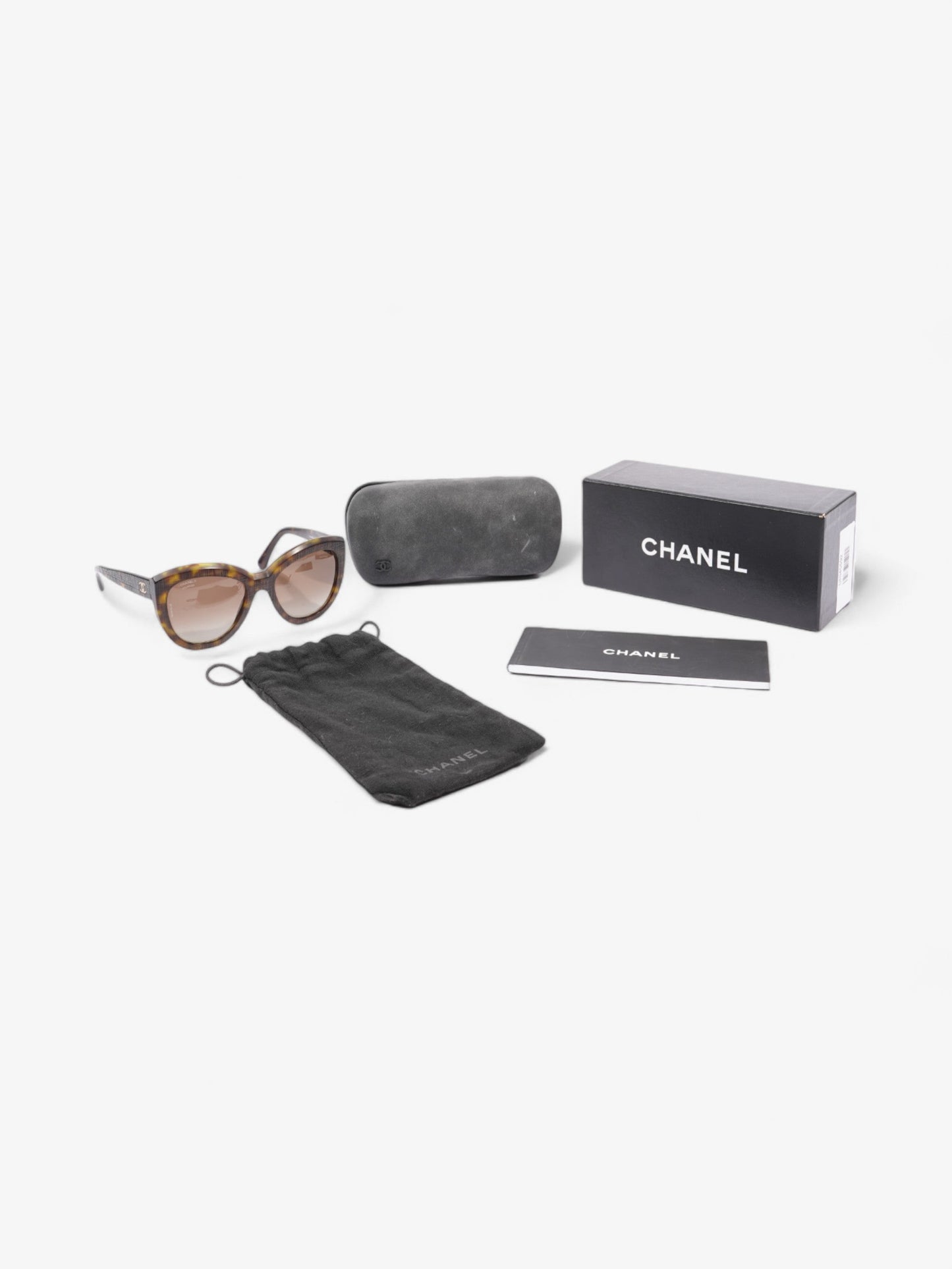 Chanel Oversized Polarized Sunglasses Black Acetate 140mm