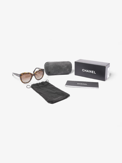 Chanel Oversized Polarized Sunglasses Black Acetate 140mm