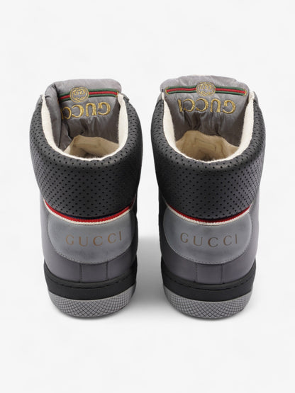 Gucci Screener Sneaker Grey / Red / Green Leather EU 46 UK 12
